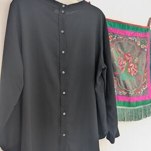 Elegant Black Button-Down Shirt